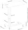 PureMounts® Mobiler Beistell-Tisch höhenverstellbar, Produktbild-Vorschau 3