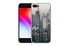 MuchoWow® Handyhülle Schutzhülle Hülle für iPhone 8 Skyline Produktbild-Vorschau 2