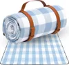 Nepromokavá zahradní pikniková deka 200x200 cm - modrá Náhled obrázku produktu 5
