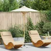 Parasol de jardin vidaXL, blanc crème, Ø 150 x 210 cm, en Voir les images du produit 2