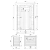 Abri de jardin en bois TIMBELA M306A de 2,63 m², abri de Voir les images du produit 2