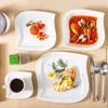 Zestaw obiadowy Ornate – 12 osób – 60 elementów – biała Podgląd zdjęcia produktu 4