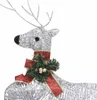 vidaXL Weihnachtsdeko Rentier & Schlitten 60 LEDs Outdoor Produktbild-Vorschau 3