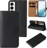 A collage of images showing a black flip-style phone case for a Samsung Galaxy A35 5G, with different angles and views. Produktbild-Vorschau