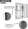 Fliegengitter Plisseetür für Doppeltüren – 240x240 cm, Produktbild-Vorschau 4