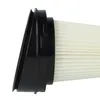 A close-up side view of a vacuum cleaner filter. Produktbild-Vorschau