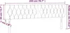 vidaXL Kopfteile Hellgrau 200x7x78/88 cm Stoff Produktbild-Vorschau 8