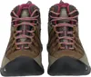 A pair of KEEN Targhee III Mid WP hiking boots for women, shown from the front. Voir les images du produit