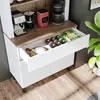 Roomart VENEDIK Küchenschrank 90 cm breit, Weiß-Eiche Produktbild-Vorschau 4
