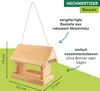 Vogelfutterhaus Bausatz inkl. Farben & Pinsel für Kinder Produktbild-Vorschau 4