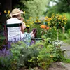 Relaxdays Vogeltränke Gusseisen, Deko Gartenstecker, H x B Produktbild-Vorschau 3