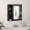 GOPLUS Spiegelschrank Holz mit einzelner Spiegeltür, Produktbild-Vorschau 6