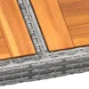 vidaXL Gartentisch 200x150x75 cm Akazienholz und Poly Produktbild-Vorschau 3