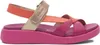 WONDERS Sandalen C6552 Rosa Naturleder Plateau 4 cm Produktbild-Vorschau 1