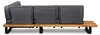 Ecklounge-Set Barstano | Anthrazit & Grau | Akazienholz und Produktbild-Vorschau 6