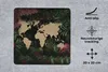MuchoWow® Mauspad Mousepad Weltkarte - Pflanzen - Blumen Produktbild-Vorschau 2