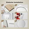 MCURO Badspiegel mit Beleuchtung, Rund 50cm, Lichtspiegel 3 Produktbild-Vorschau 10