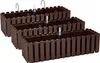 3x květinový truhlík 60 cm květináč s držáky květináče Náhled obrázku produktu 1