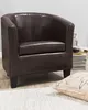 BELIANI Cocktailsessel Braun Kunstleder glänzend modern  Produktbild-Vorschau 2