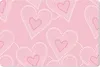 MuchoWow® Mauspad Mousepad Herzen - Muster - Rosa 27x18 cm Produktbild-Vorschau 1