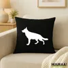 Huuraa Kissen Deutscher Schäferhund Silhouette 40x40cm mit Produktbild-Vorschau 2