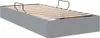 Aufbewahrungsbett mit Kopfteil Hellgrau 90 x 190 cm Stoff Produktbild-Vorschau 5