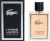A product shot of Lacoste L'Homme Lacoste Eau de Toilette for men, shown next to its packaging. Náhľad obrázku produktu