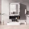 INONEFT Spiegelschrank Bad mit LED Beleuchtung, badezimmer Produktbild-Vorschau 2