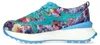 Laura Vita Damen Sneaker Metallic Plateau Floral TELLAO 09, Produktbild-Vorschau 4