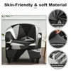2 kusy krytů na židle Club Chair Covers, Stretch Printed Náhled obrázku produktu 3
