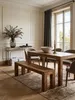 Sitzbank Landhaus-Stil_ Massivholz_ Akazie/Sheesham_ 160/180x45 cm_ 200/250 kg Belastung_ handgefertigt - KADIMA DESIGN_Farbe_ Braun_ Größe_ 180x35x45 cm_#sku_BARWL1.437# Produktbild-Vorschau