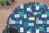 MuchoWow® Mauspad Mousepad Winter - Stadt - Nacht - Muster Produktbild-Vorschau 2