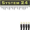 A product image featuring a logo and a string of icicle lights, with individual LED bulbs shown separately. Produktbild-Vorschau
