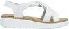Rieker Damen Sandalen Keilsandaletten Modeschuhe weiß 38 Produktbild-Vorschau 2
