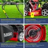 MASKO® Benzin Rasenmäher 5in1 Radantrieb EasyClean Produktbild-Vorschau 3