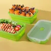 Faltbare Silikon Lunchbox (3er Set),1200ml Bento Box mit Produktbild-Vorschau 5