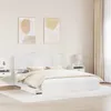 vidaXL Aufbewahrungsbett mit Kopfteil Weiß 180 x 200 cm Produktbild-Vorschau 3