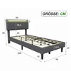 INONEFT Boxspringbett Polsterbett 90x200 mit LED & Produktbild-Vorschau 6