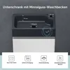 doporro Mobile Bagno Sospeso con Lavabo Set di Mobili da Anteprima dell’immagine prodotto 3