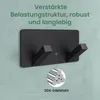 Mai & Mai Kleiderhaken ohne Bohren Wandgarderobe Wandhaken Produktbild-Vorschau 3