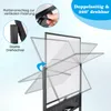COSTWAY Dwustronna tablica mobilna, 120 x 90 cm, tablica Podgląd zdjęcia produktu 4