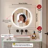 Lustro łazienkowe LED, oświetlane, średnica 60 cm, okrągłe, Podgląd zdjęcia produktu 11