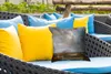 MuchoWow® Outdoor Kissen - Ansicht von Haarlem mit Tribüne Produktbild-Vorschau 4