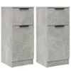 vidaXL Sideboards 2 Stk. Betongrau 30x30x70 cm Produktbild-Vorschau 12
