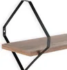Relaxdays Wandregal, 3 Ablagen, HBT: 60 x 60 x 18,5 cm, Produktbild-Vorschau 6