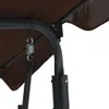 vidaXL Hollywood Swing Coffee Brown 170 × 110 × 153 cm Náhľad obrázku produktu 6
