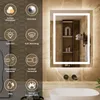 Badezimmerspiegel Touch 80 x 60cm LED 3 Lichtfarben dimmbar Produktbild-Vorschau 3