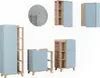 Badmöbel-Set Vicco Karen Sonoma/Blau 6 Teile, Model 52057 Produktbild-Vorschau 1