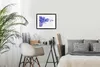 MuchoWow® MuchoWow® Gerahmtes Poster Tinte - Lila - Produktbild-Vorschau 7