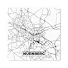 MuchoWow® Mauspad Mousepad Karte - Stadtplan - Nürnberg Produktbild-Vorschau 1